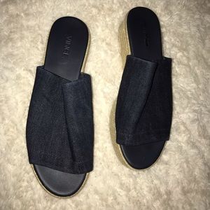 Vince espadrille slides